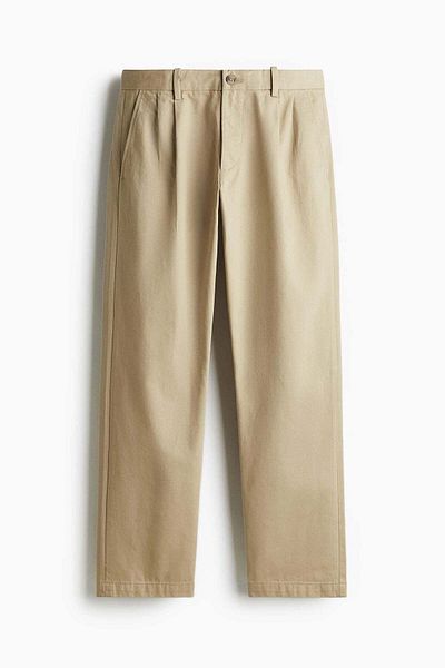H&M Regular Fit Crease-leg chinos