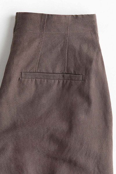 H&M Wide Linen-blend Trousers