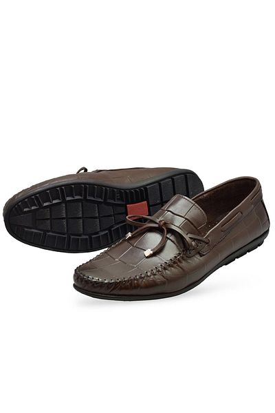 ISPARTALILAR 3285 Model Brown Γνήσιο δέρμα - Ευέλικτα και άνετα ανδρικά παπούτσια Laofer