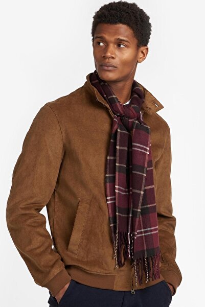 Barbour Unisex Galingale Tartan Atkı Re98 Winter Red