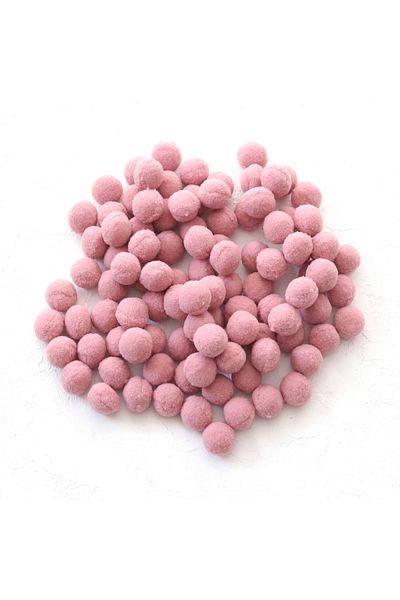 BİGÜMEX 2.2 cm 20 Pcs Plush Pompom - Powder