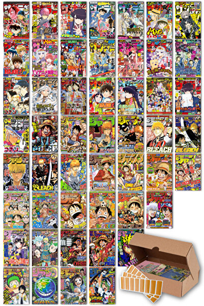NeoPrint ملصق بطاقة الرسوم المتحركة الهزلية - 50 قطعة من مجلة مانغا الهزلية ا...
