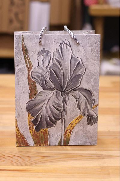 demontecraft Cardboard Canta Printed Small Size 1 Pcs