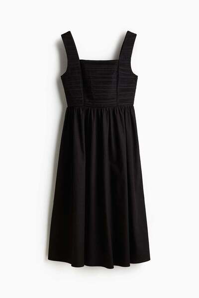 H&M Pintucked flared-skirt dress