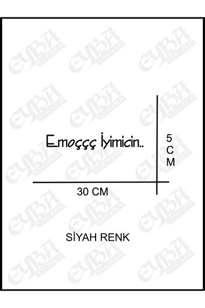 EYBA STİCKER ملصق 30X5 - ملصق ملصق ملصق ملصق ملصق ملصق