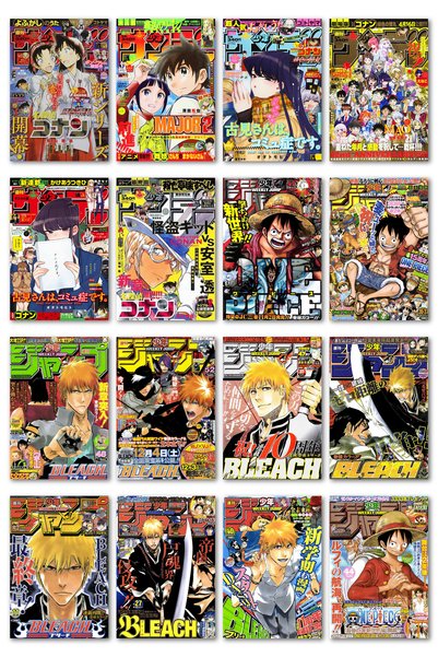 NeoPrint Anime Comic Card Poster - 50 Pcs Colorful Japanese Comic Manga Magazine Cover Wall Decor