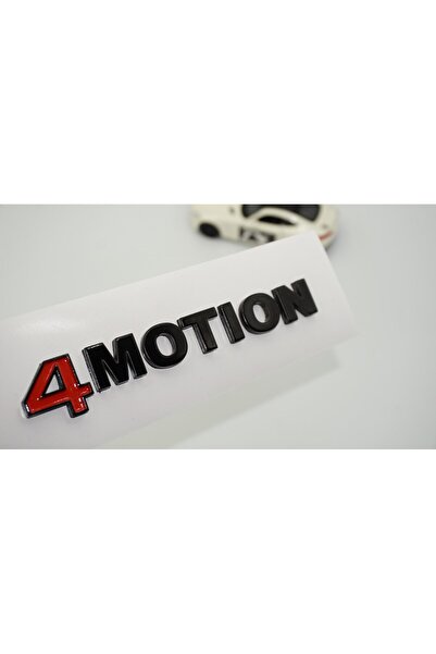 Genel Markalar 4 Motion Bagaj Siyah ABS Logo Yazı Volkswagen İle Uyumlu