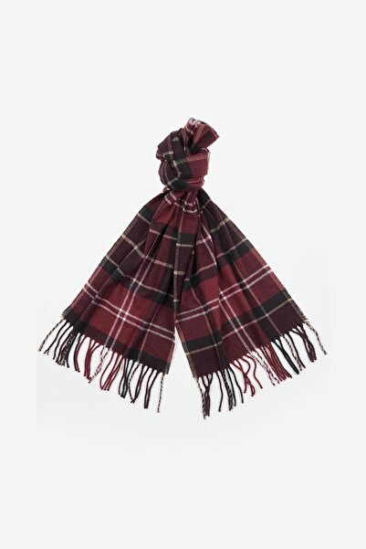 Barbour Unisex Galingale Tartan Atkı Re98 Winter Red