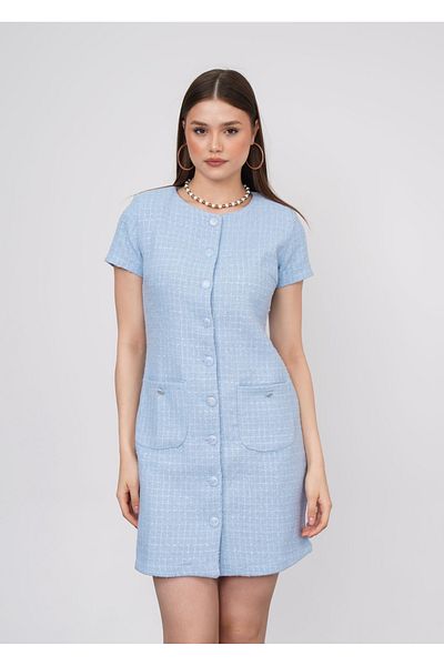 ASM Fashion ROCHIE MINI TUBE DE FEMEI CU BUCĂTĂ