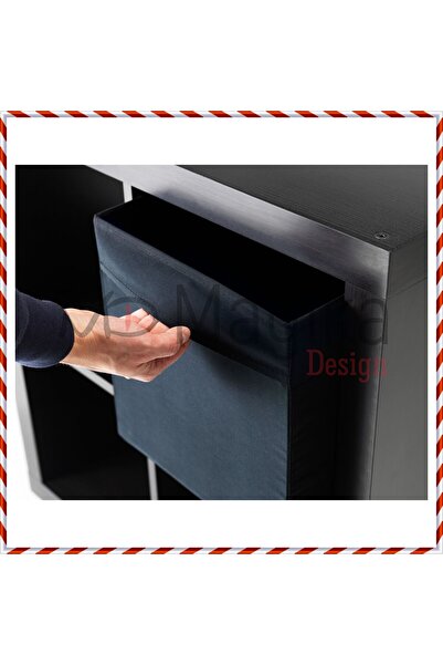 Magika Design Black Md Drena Organizer Storage Box - 33X38X33 cm