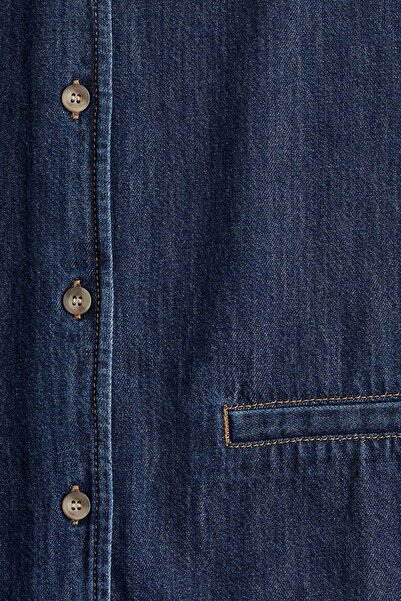 H&M Halterneck denim waistcoat