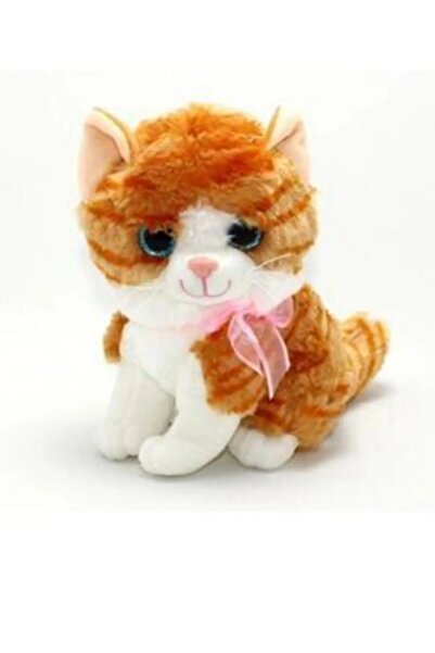 berattoys 30 Cm Peluş Kedi Sesli Miyavlayan Kedi Oyuncak Kedi Sesli Kedi
