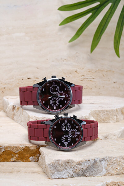 STONY Sevgiliye Özel Hediye Kol Saatleri Sade Şık Metal Kasa Silikon Kordon E...