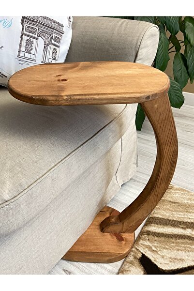 handwood C Sehpa El Yapımı % 100 Ahşap  Koltuk Sehpası Yan Sehpa Zigon Sehpa Servis Sehpası % 100 El İşçiliği