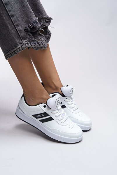 Riccon Zraudan Unisex-Sneaker 001234 - Weiß und Schwarz