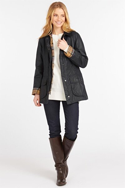 Barbour Beadnell Yağlı Ceket Ny91 Navy