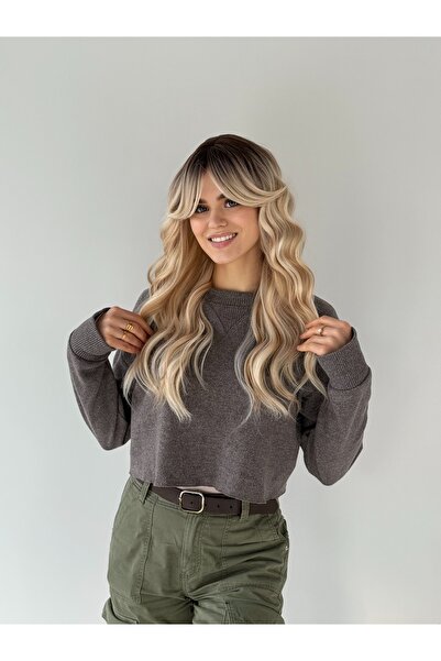 Fenomen Peruk Sıcak Sarı Işıltılı Vip Peruk Model