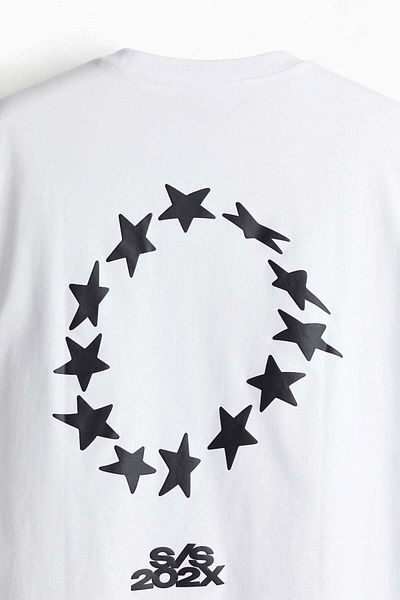 H&M Loose Fit Printed T-shirt