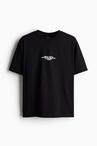 H&M Loose Fit Printed T-shirt