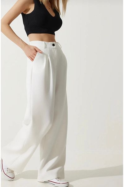 ASM Fashion Women's Wide Leg Woven Pants