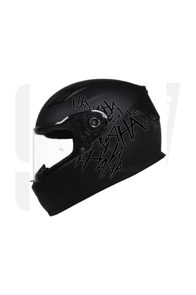 ARONA Haha Joker Motosiklet Kask Sticker Motor Kask Sticker HAHA Joker Sticke...