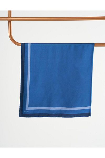 Kayra Μεταξωτό μαντίλι Indigo Gradient