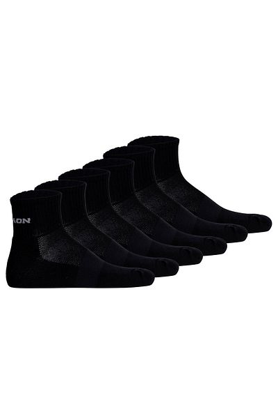 Salomon Unisex Quartersocken, 6er Pack - EVASION ANKLE, Wandersocken, atmungsaktiv