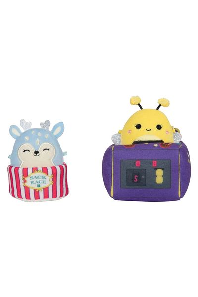 TOYFEST لعبة Micromallows Squishmallows Mini القطيفة الناعمة - مجسمين + مجموعة إكسسوارات - 6 سم - MOD-1