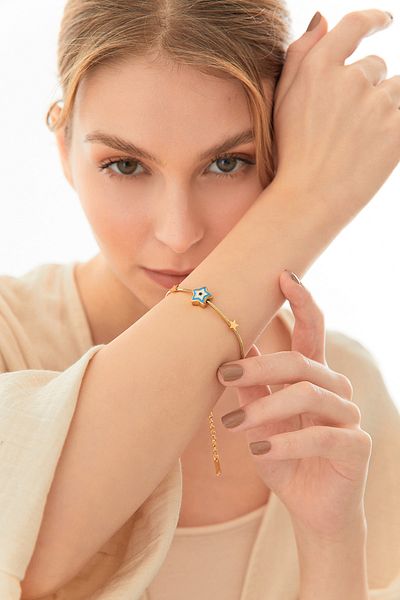 Fulla Moda starry steel bracelet