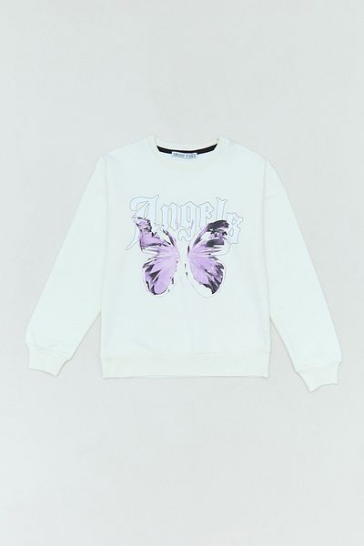 Fulla Moda Φούτερ για κορίτσια με στάμπα Angel And Butterfly