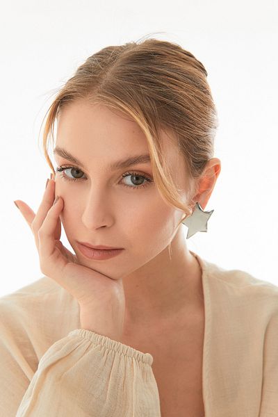 Fulla Moda Big Star Earrings