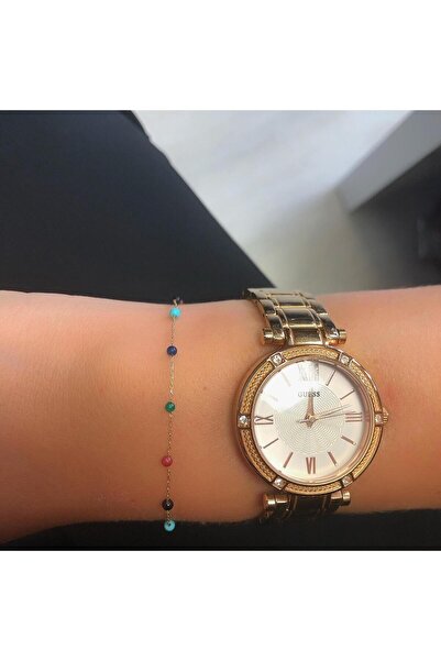 Glorria Kadın Altın Sıra Taşlı Bileklik DM0050