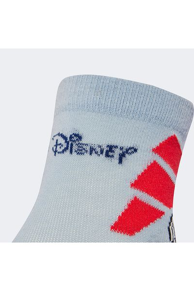 adidas X Disney Mickey Mouse Unisex Λευκές/μπλε/σκούρο μπλε κάλτσες 3 τεμαχίων