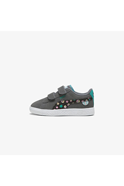 Puma Suede Classic Lf Sum Çocuk Gri/yeşil Spor Ayakkabı
