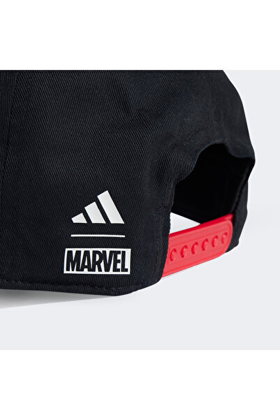 adidas X Marvel Spider-Man Çocuk Siyah Şapka (JG5806)