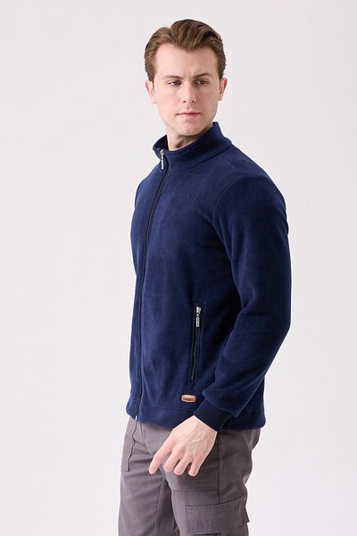 Kardelen İş Elbiseleri Galanthus Fleece Coats Men's Zippered Keep Warm Comfortable and Durable Winter Jacket