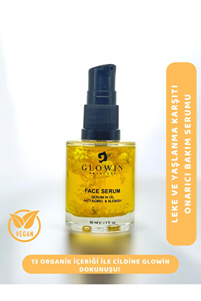 GLOWIN FACE Cilt Tonu Dengeleyici ve Canlandırıcı, Leke Karşıtı Cilt Serumu