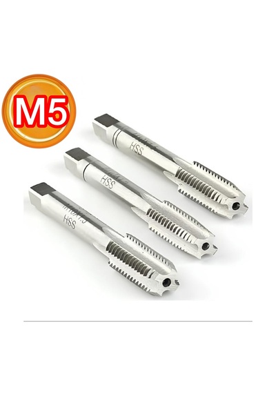 GFB M5x0,8 Hss Üçlü Takım Kılavuz