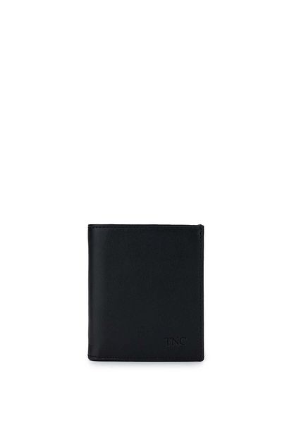 Tamer Tanca Men's Genuine Leather Black Leather Wallet Wallet