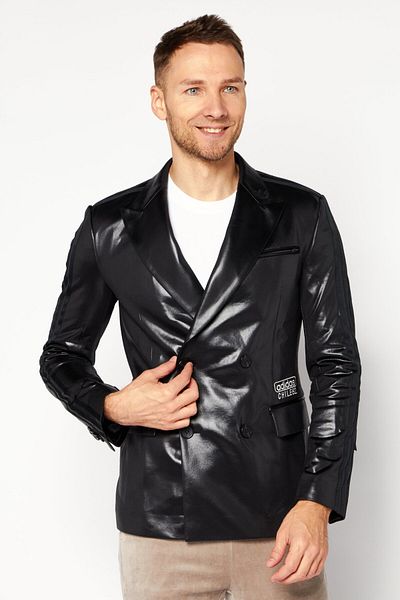 Adidas Originals Men Sportswear Fit Chile 62 Outdoor Tailor Jacket, Black