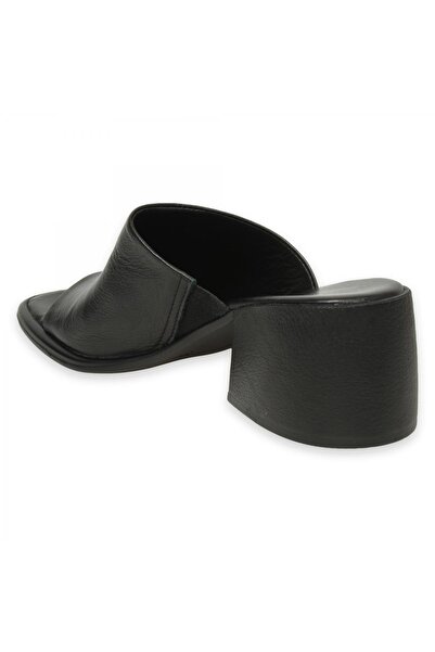 Mammamia D25Yt-1555Z Daily Black Women's Slippers