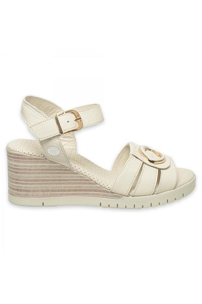 Mammamia D25Ys-2775 Daily Cream Women's Sandals