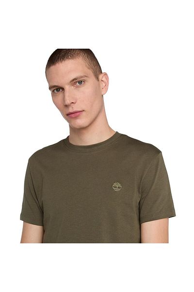 Timberland Dunstan River Short Sleeve Tee Leaf Green-Cassel Earth Tb0A2Bprar51