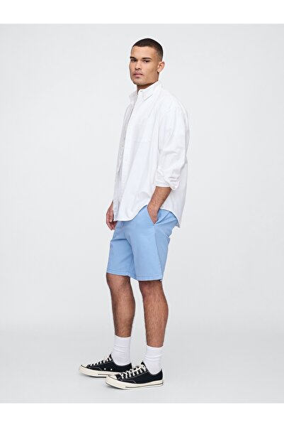 GAP Erkek Mavi Essential Khaki Şort
