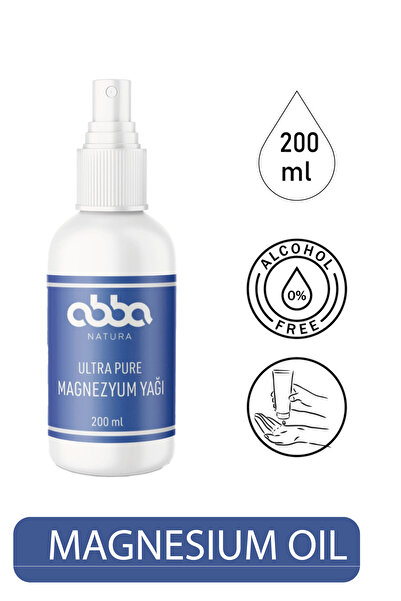 abba natura ULTRA PURE MAGNEZYUM YAĞI 200ML