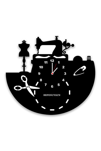 Genel Markalar Kişiye Özel Hediyelik Terzi Duvar Saati
