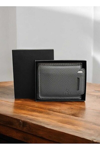 LEXA Кенгуру Модель Спеціальний Коробка Сірий Чоловічий Гаманець