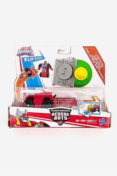 Hasbro Transformer Rescue Bots Heatwave Action Figure, Red Combo