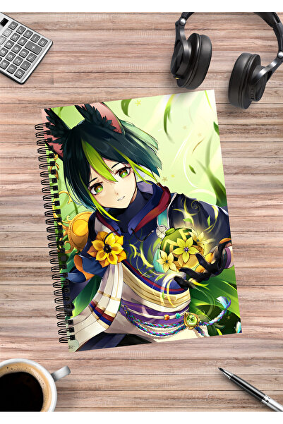 mertfigur Caiet spiralat Genshin Tighnari Anime A5 (50 file)