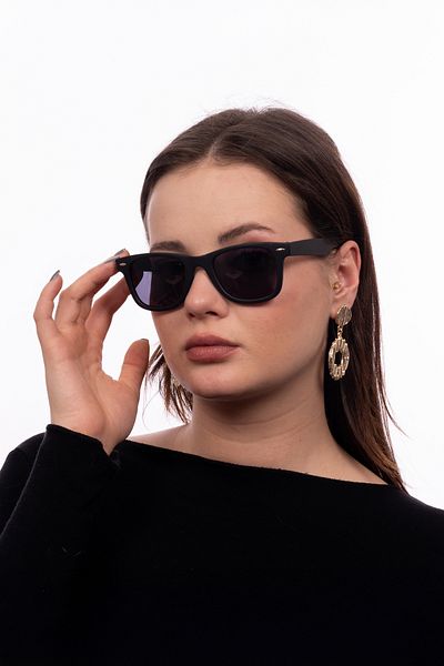 GlimmerGroove Wayfarer Curved Unisex Sunglasses